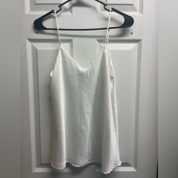 Calvin Klein silk white tank blouse - Picture 2 of 3